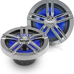 Pair of Enrock Marine 2-Way 180-Watts High-Performance 6.5" Water-Resistant Loudspeaker (Charcoal)-image-25