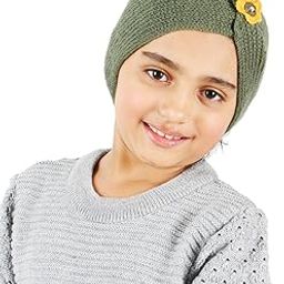 Winter Hand Knitted Cute Stylish Winter Woolen Ear-Warmer Earmuff for Kids (Age 5-10 Years)-image-79