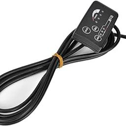 E Bike LED Display Controlle, Electric Vehicle Instrument Electric Bicycle 810 LED Display Controller LCD Panel with 5 Wire Cable Control Panel Electric Bicycles-24