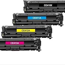 J9 Toner 305A Toner Cartridge Compatable for 305A 305X CE410A CE411A CE412A CE413A for Pro 400 Color MFP M451nw M475dn M451dn M476nw M351 M375 M451 M475 Series Printer (Black Cyan Yellow Magenta)-image-33