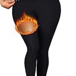 Sauna Pants for Women, Tummy Control Gym Leggings for Women High Waist Compression Gym Wear for Women, Corset Leggings Sauna Sweat Pants Trousers for Workout, Excess Sweat-image-92
