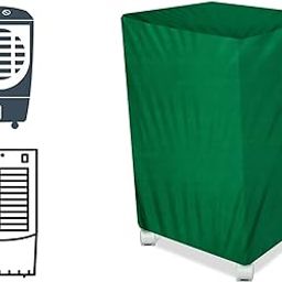 The Furnishing Tree Air Cooler Cover compatible for Havells Fresco i 24 Ltr Medium Tower Cooler, Ployester, Green-image-2