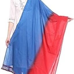 Womens Colour Block Embroidered Dupatta (Assorted_Free Size)-33