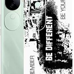 AtOdds Mobile Skin Sticker Wrap | Compatible for VIVO IQOO Z9S (5G)| Scratchproof Matte Finish | Full Coverage for All Sides & Camera Protection (Be Different)-image-98