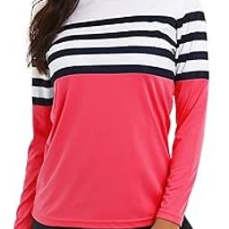 Women's UPF 50+ Sun Protection Quick Dry Shirts Hiking Long Sleeve Tops-image-14