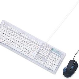 Arctic Fox Crystal Wired Keyboard and Mouse Set with 104 Keys and a USB Gaming Mouse with 3600 DPI-18