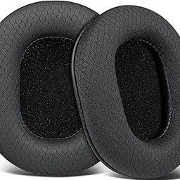 Earpads Replacement for Audio Technica ATH M50X M50XBT M50RD M40X M30X M20X MSR7 SX1 Monitor Headphones, Ear Pads Cushions with Durable Mesh Fabric, High-Density Foam - M50X MF Black-image-99