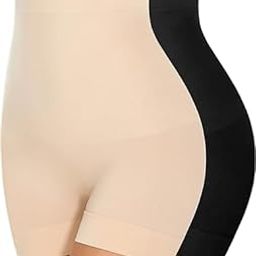 Women's Tummy Tucker High Waist Shapewear with Anti Rolling Strip Panties (Free-Size) (Waist Size Fits : 32 to 38 Inch) (Combo)-image-81