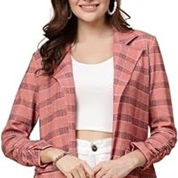 Casual Formal Blazer for Women || Regular Fit Stylish Blazer for Women's-21