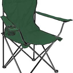 Smitex Portable Folding Chair Picnic Outdoor Camping Chairs Garden, Picnic, Travelling, Lawn, Patio Chair with Arm Rest Cup Holder and Carrying Bag (Green)-image-99