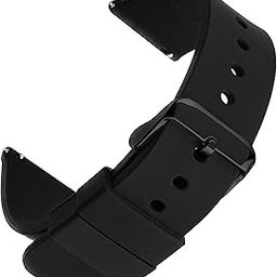 YODI Soft Silicone Sport Strap Band for Redmi Watch 5 Active Only, Ocean Black Buckle Straps Compatible with Mi Watch Active 5-29