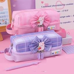 Storio Pencil Box Pouch for School Kids Girls & Boys Aesthetic | Cute Stationary Compass Box Case Organiser - (Color as per Availability)-image-21