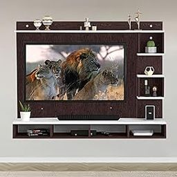 Ankit Crafts 32, 43, 55, 65 Inches Engineered Wood Tv Unit for Living Room | Wooden LED TV Entertainment Unit | TV Stand | TV Cabinet | TV Showcase | TV Panel – DIY (Brown Board, 24-43 Inches)-image-34