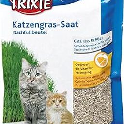 Trixie Cat Grass Seeds for Kittens and All Cats, Soft, Vitamin-Rich, Easy Grow, Nutritious & Natural, Supports Health & Digestion, 100 g-image-69