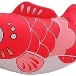 THE STYLE SUTRA 2xRed Carp Pillow Stuffed Animal Toy Couch Pillow for Office Beach Chair Decor 15CM-image-47