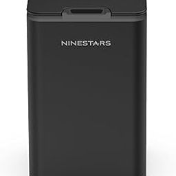 Ninestars DZT-10-35 Touchless Stylish Motion Sensor Dustbin with Lid| Automatic Plastic Trash Can for Outdoor, Home, Office, Hotel, Bathroom, Kitchen| 10 Litres- Black-image-42