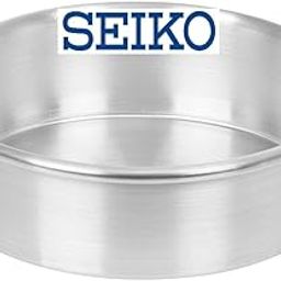 SEIKO Premium Silver Aluminium Round Cake Tin – 6 Inch Diameter x 2 Inch Height – Professional-Grade Bakeware for Perfect Cakes, Cheesecakes, Brownies, Muffins, Pies, Tarts, Gourmet Desserts & More-image-34