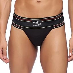 Athletic Wolf69 Stretchable Supporter Back Covered with Cup Pocket, Ideal for Workout and Sports Quick Dry Moisture Wicking Underwear Black-image-54