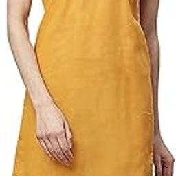 Women's Full Slip & Camisole, Mustard Yellow Cotton Inner Wear Under Kurti for Women-image-17