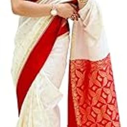 Banarasi Satin Silk Saree With Embroidered Design and Zari Work.-picture-23