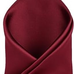 Men Maroon Solid Party Pocket Square-image-9