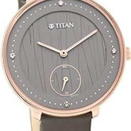 Workwear Black Dial Women Analog Watch with Leather Strap-NS2651WL01-image-92
