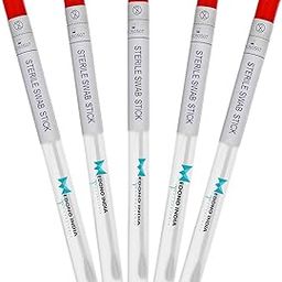 Sterile Swab Sticks (Pack of 50) 6"inch Natural Eco-friendly Cotton Swab With Sterilized Sticks In Tubes-2