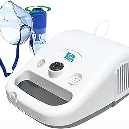 Compressor Nebulizer Machine With 2 Year Replacement Warranty For Adults & Kids, White-13