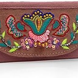 Otami Nude Hand Embroidered Sunglass Cover, Stylish Velvet Sunglasses Case | Soft Protective Eyewear Pouch | Magnetic Closure | Compact & Lightweight | Unisex Glasses Holder-image-95