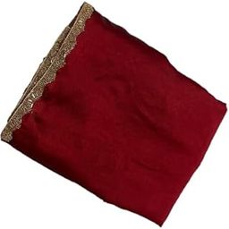 Rupansh Creation Women's Fancy Saree in Super Rich Rangoli Soft Shine Fabric with Moti Lace Cut Work | With Matching Blouse Piece-13