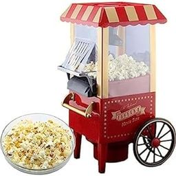 GETZET Automatic Popcorn Machine Household Big Vintage Collection and Electric instunt Popcorn maker Making Machine Stylish Design 1200 - watts use for home (redcolor)-38