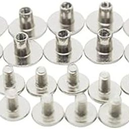BNF®2x10 Pieces Alloy Chicago Screws Nail Rivets for DIY Leather Decoration Silver|Crafts | Leathercrafts | Leathercraft Accessories | Buckles-image-34