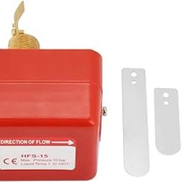 Hilitand HFS-15 1/2" 6-380V Target Water Treatment Flow Paddle Switch, Adjustable Net Flow 220VAC, 15A-image-55