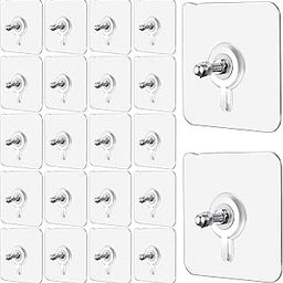 HOUSONIC ENTERPRISE Screw Free Wall Hook,Waterproof and Rustproof to use Inside Kitchen, Bathroom, Home and Office,Self Adhesive Hook(Pack of 15)-picture-14