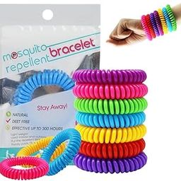 HANNEA® 10Pack Mosquito Repellent Bracelets, Natural & Elastic Bracelets, Individually Wrapped Waterproof Insect Bug Repellent Wristbands for Kids Adults Outdoor Camping Fishing Traveling-picture-18