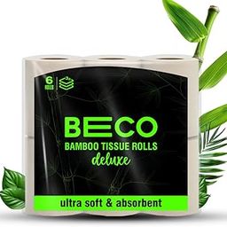 Beco Toilet Tissue Rolls | 3-ply, 960 Pulls (160 x 6 Rolls) | Tissue Paper Roll, Toilet Paper, Toilet Roll Eco Friendly, Soft & Highly Absorbent, 100% Natural Bamboo, Chemical-Free, Hypoallergenic-picture-25