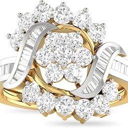 pc jeweller The Geri 18KT Yellow Gold & Diamond Rings-picture-5
