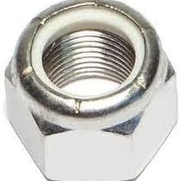 14 mm inner thread galvanized coated Steel nylock Hexagonal shape hex nut - 5 Nos-image-38