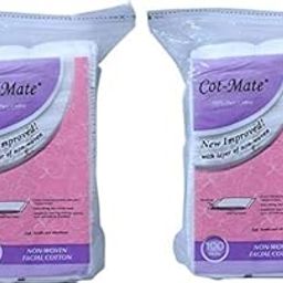 Cotton Pads Squares 100s (Pack of 2)-image-48