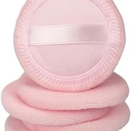 SAZ DEKOR® 10Pcs Cotton Makeup Powder Puff with Strap Blush Powder Blending Puff Pink|Makeup Box for Storage|Make Up, Cosmetic, Skincare Organiser for Women|-2