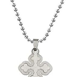 Christmas Gift Christian Lord Holy Jesus Christ Crucifix Cross Silver Stainless Steel Necklace Pendant for Men and Women-image-82