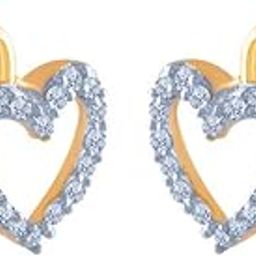 Gold and Diamond Stud Earrings for Women-image-82