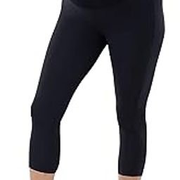 Women's Cotton Lycra Over Belly 3/4 Capri Maternity Leggings - Comfortable, Seam-Free, High Waist Support, Stretchable Pregnancy Pants for Pre & Post Pregnancy-image-43