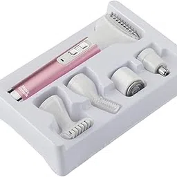 Morphy Richards iDazzle 5-in-1 Grooming Kit | Face & Body Hair Trimmer for Women | Rechargeable | Hair Removal Machine for Women | Pink-picture-24