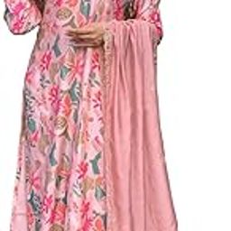 Women's Rayon Blend Printed Straight Kurta with Pant & Dupatta-image-15