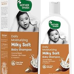 Mother Sparsh Milky Soft Baby Shampoo - 200ml | For Daily Moisturizing | Tear Free Formula With Milk Protein, Vitamin E & Coconut Oil-27