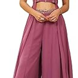 Riyaz Gangji Libas Women Coords Set | 2pc Set Palazzo with Top | Women clothes | Clothing Set Stylish and Regular Fit | Womens Fashion Wear-picture-29