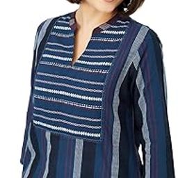 Women's Cotton Regular Fit Striped Regular Kurta-picture-27
