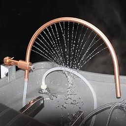 MoyRetty Head Spa Equipment Frame with Pump, Portable Extensions Water Circulation Waterfall, Scalp Massage Water Outlet Basin Attachment Rack-image-31