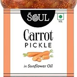 Soul Carrot Pickle 380g -Crunchy Delight in Sunflower Oil-image-71